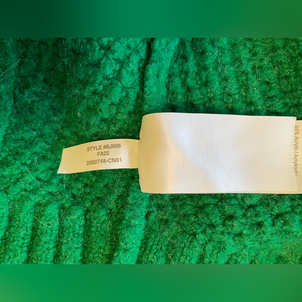 J. Crew oversized V neck cable knit cardigan women’s plus size 2X - Picture 5 of 7